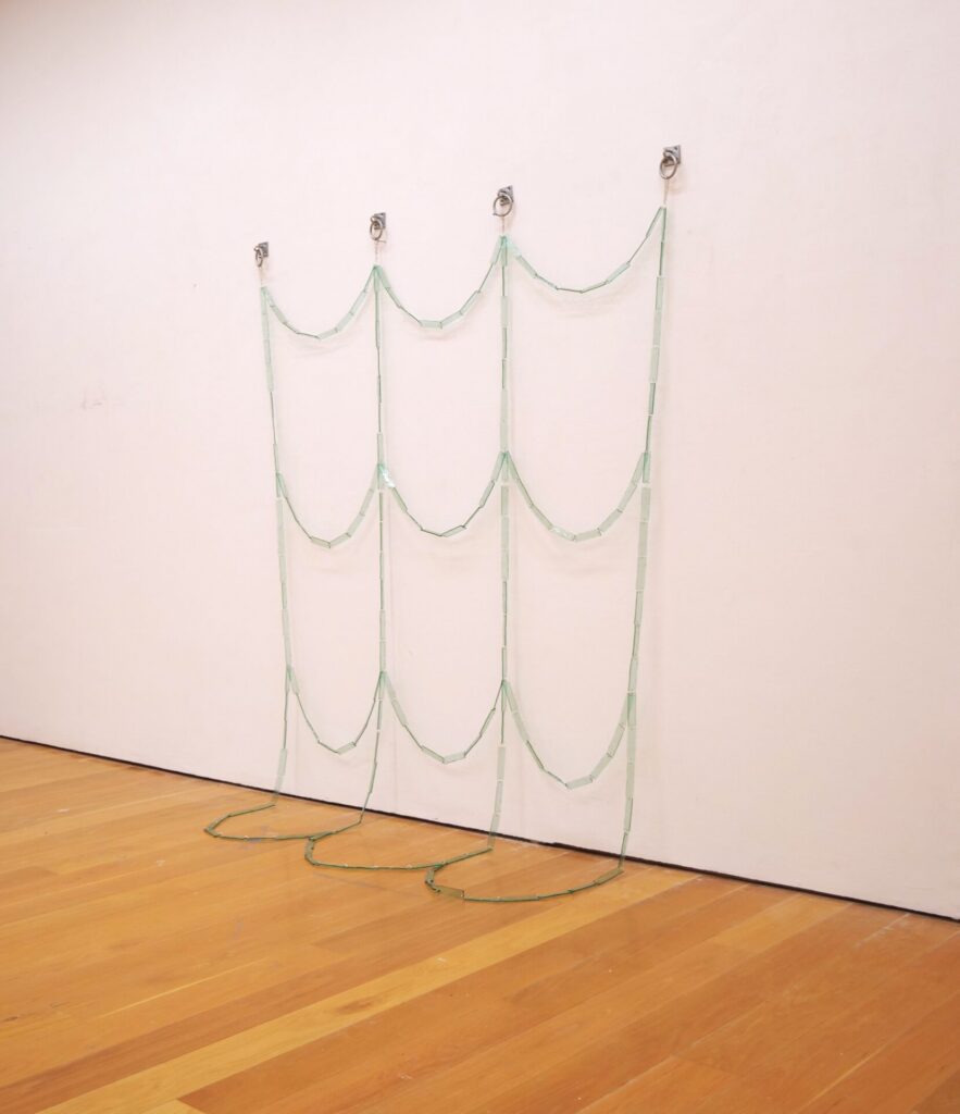 Artwork by Izzy Cheyne Jones in an exhibition space
