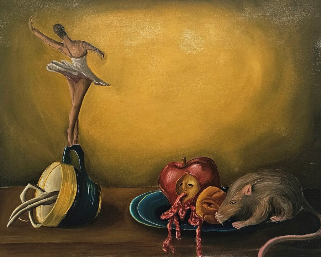 Oil painting by Wiktoria Przybylska