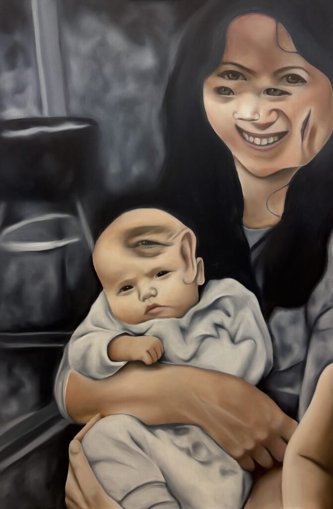 Oil painting by Daniel Brocklesby